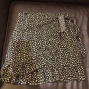 Wrap Mini Skirt